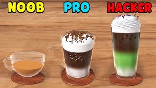 NOOB vs PRO vs HACKER - Perfect Coffee 3D screenshot 1