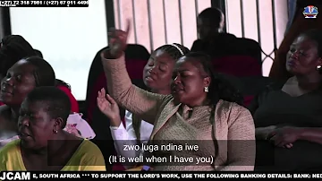 PROPHET WISDOM SINGING ZWO LUGA ( IT IS WELL) // SUNDAY SERVICE.