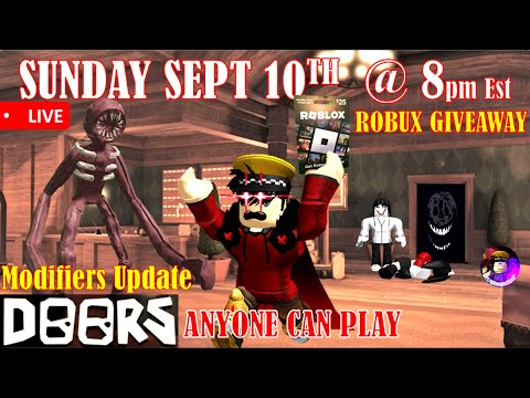 [Roblox] DOORS Modifier Update W/ Fans Gift Card Giveaway Ep24