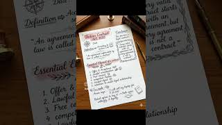 starting my Indian Contract Act series today...Day 1 - meaning and essential of contract