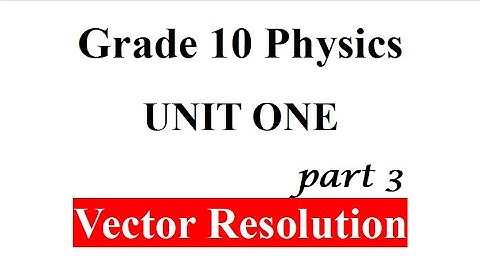 Grade 10 physics unit 1 part 3  / new curriculum / Globe Dock/