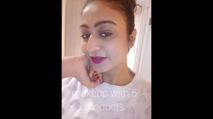 Makeup with 5 products