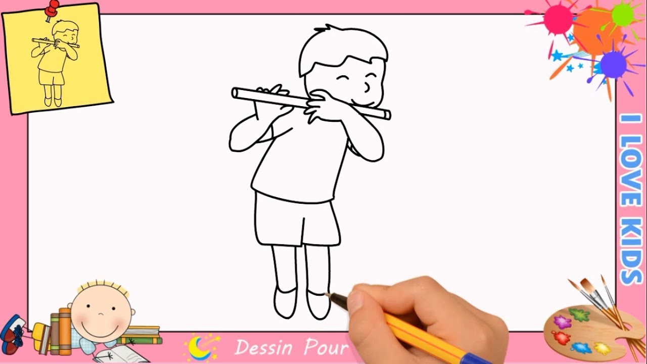 Comment Dessiner Flute Et Garcon Facilement Pour Enfants 3 Youtube Comment Dessiner Flute Et Garcon Facilement Pour Enfants 3 Youtube