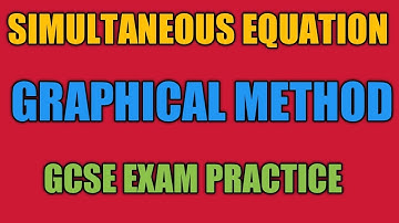 Simultaneous Equation Graphical Method GCSE