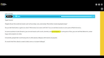 Explore Our World 3   Unit 2   Reading  luyện đọc
