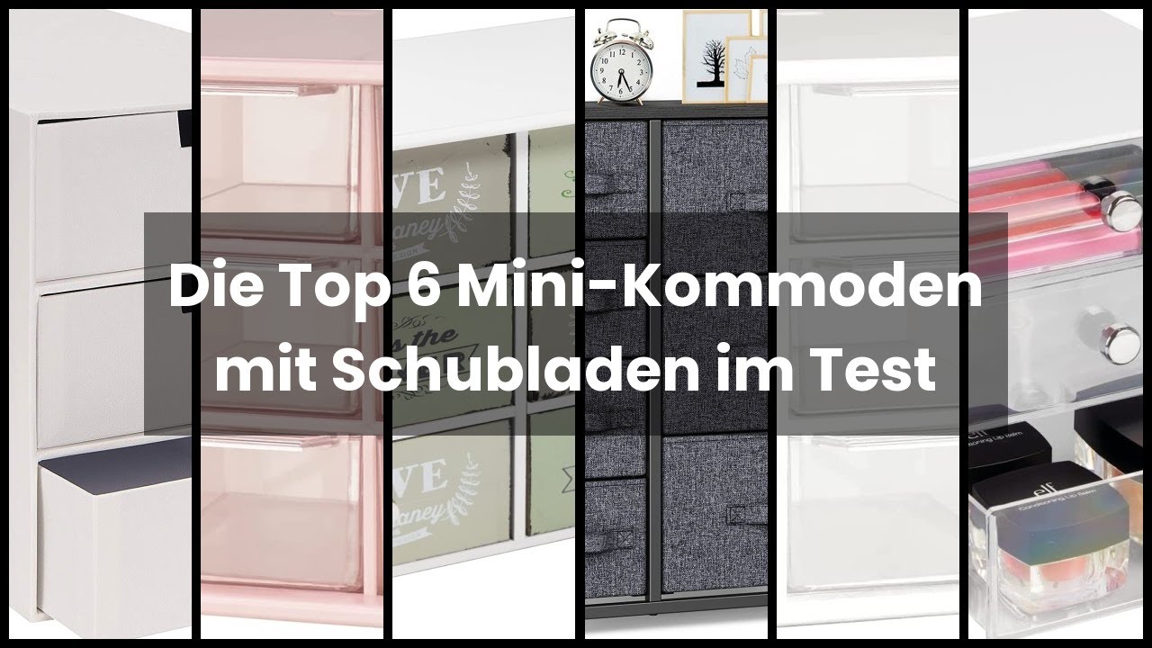 Mini kommode mit schubladen: Die Top 6 Mini-Kommoden mit Schubladen im Test