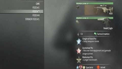 Class Set up Video (MW2/MW3)