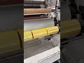 Yellow PE cling film #plastic #wrapping #film #machine #fyp