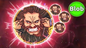 THE BLOB.IO MONSTER V2 THE LEGEND OF DOUBLE SPLIT - BEST EDIT EVER