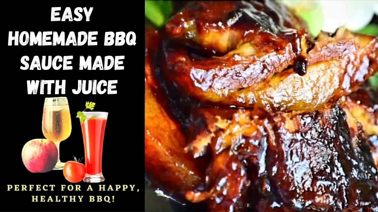 Easy Homemade BBQ Sauce Made With Juice Eating Easy Sugar Free