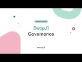 Swop.fi. Governance