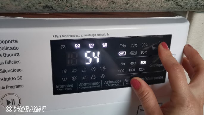 Servicio Lavadora Activar y desactivar sonidos - YouTube