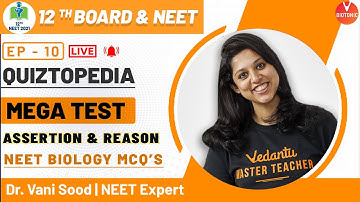 Assertion and Reason NEET Biology MCQ