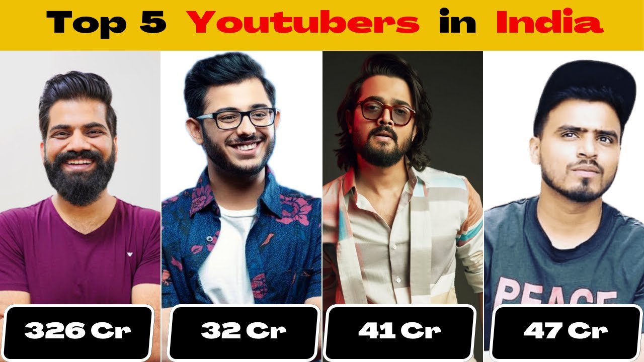 Top 5 Youtuber In India Top 5 Richest Youtuber Youtuber Technical top-5-youtuber-in-india-top-5-richest-youtuber-youtuber-technical