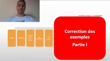 Cours Partie II - chapitre " Fichiers en C" - Programmation II SMI S4