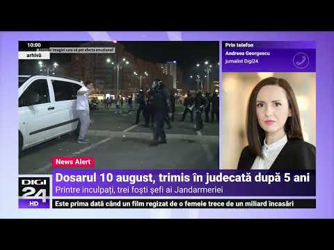 Fosta conducere a Jandarmeriei, trimisă în judecată în „Dosarul 10 august”, la 5 ani de la violențe
