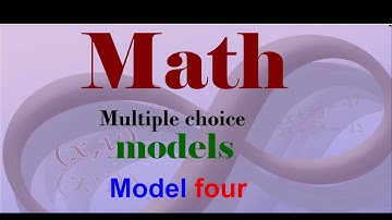 Math revision 2nd secondary Egypt 2022 | El Moasser MCQ final exams | Second patch | Model-4