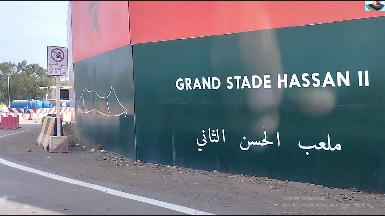 تقدم كبير في أشغال بناء ملعب الحسن الثاني ببنسليمان