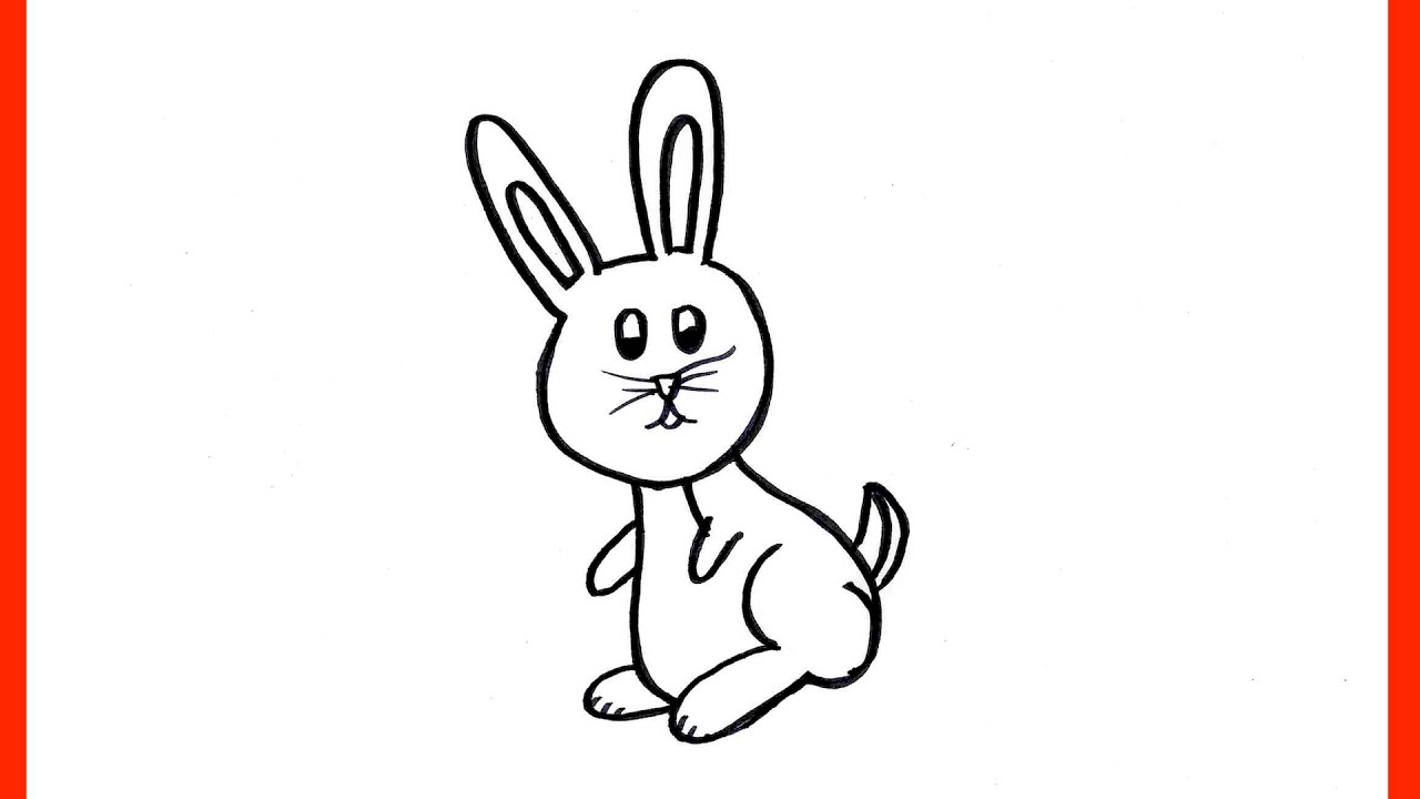 Como Dibujar Un Conejo Facil Youtube