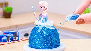Amazing Miniature Disney Frozen Cake ❄️ Satisfying Pull Me Up Cake Compilation | Tsunami Elsa Cake