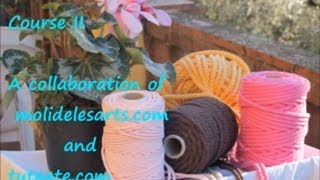 Free Online Macrame Course: Learn How to Make Decorative Knots (PART 2)(MORE VIDEO TUTORIALS HERE: http://www.youtube.com/user/TuteateTeam This video course shows you the basics of the art of macrame and its decorative ..., 2013-12-18T12:37:32.000Z)