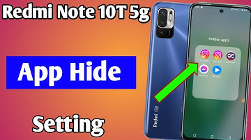 Redmi note 10t 5g me app hide kaise kare | how to hide apps in Redmi note 10t 5g