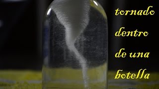 Tornado dentro de una botella