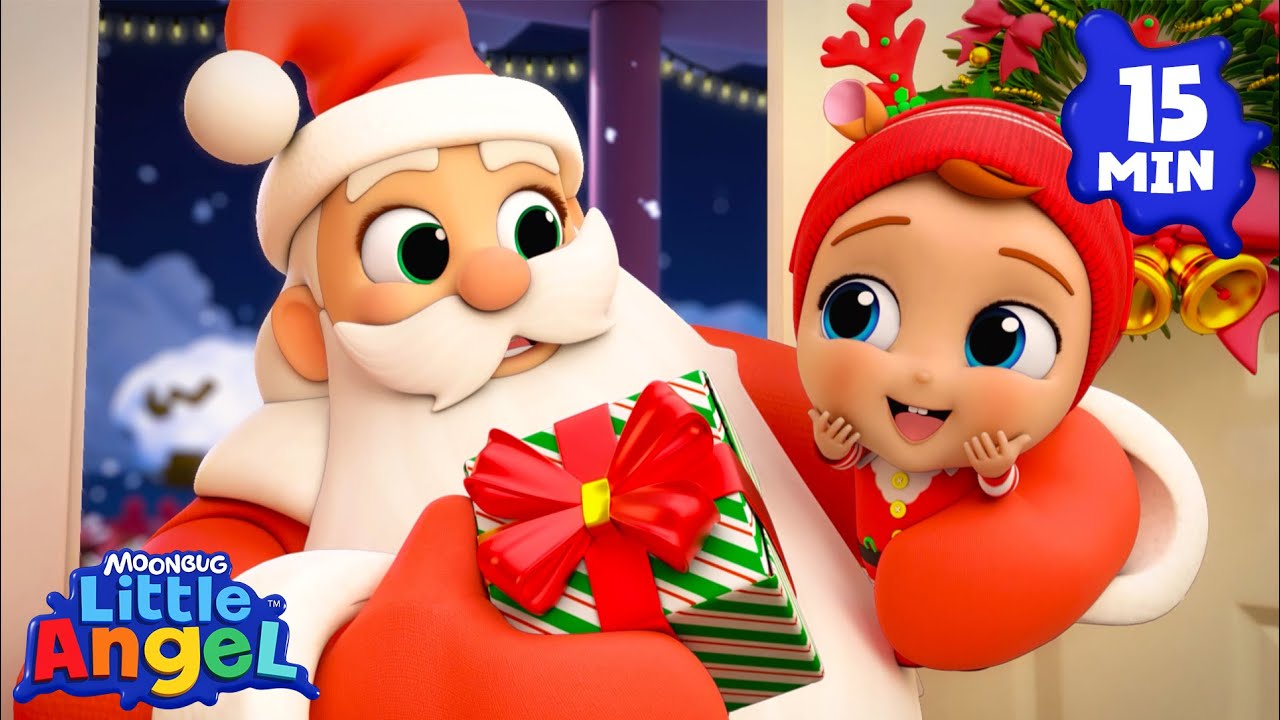 Who's At The Door? Santa Claus! | Fun Sing Along Songs by
