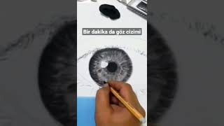 Bir dakika da göz çizimi tekniği anlatımı eyes eyesdrawing draw çizim