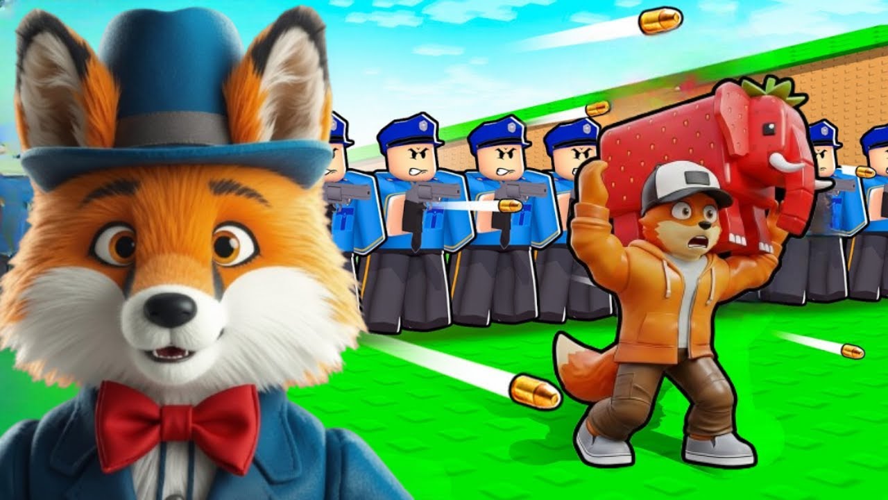 BRAINROTLARI POLİSTEN KAÇIRDIM!!👮‍♂️ - Roblox