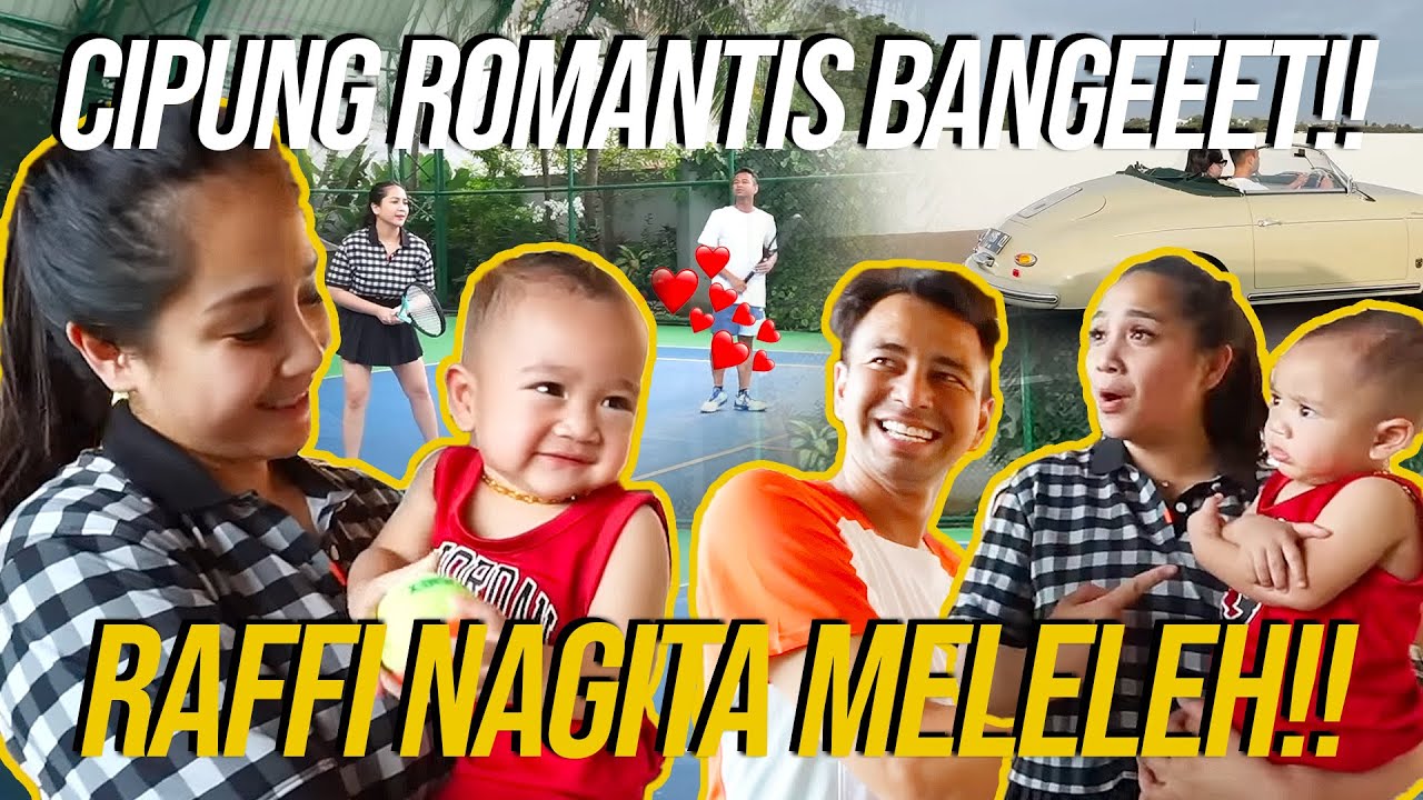 RAFFI NAGITA TERHARU!!! CIPUNG TIBA - TIBA JEMPUT KE LAPANGAN TENNIS!!!