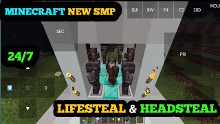 MINECRAFT NEW PUBLIC LIFESTEAL & HEADSTEAL SMP | MINECRAFT