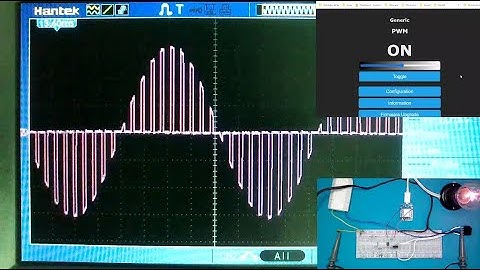 MELHORAMOS! Controle de potênicia AC com PWM e MOSFET - Formato de onda - ESP8266 / Arduino
