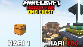 100 Hari Minecraft Hardcore Tapi di Dunia 1 Chest