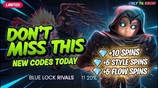 New Blue Lock Rivals Codes March 2026