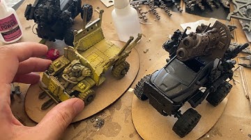 Ork Hobby Diary (Scratch Building Rukkatrukk Squigbuggies)