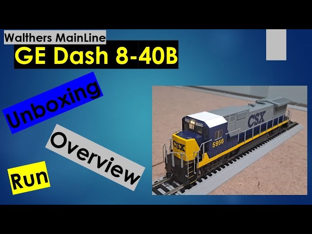 Walthers 931-181 HO Scale Burlington Northern GE Dash 8-40B Diesel