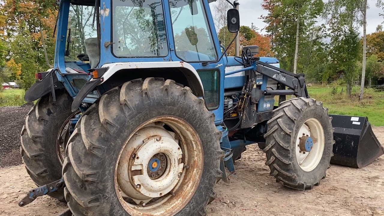 Traktor Ford 7710 4x4 med Trima frontlastare