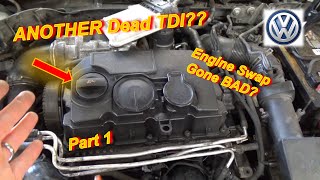 ANOTHER Dead TDI?? (Jetta No Start After Engine Swap  Part 1)
