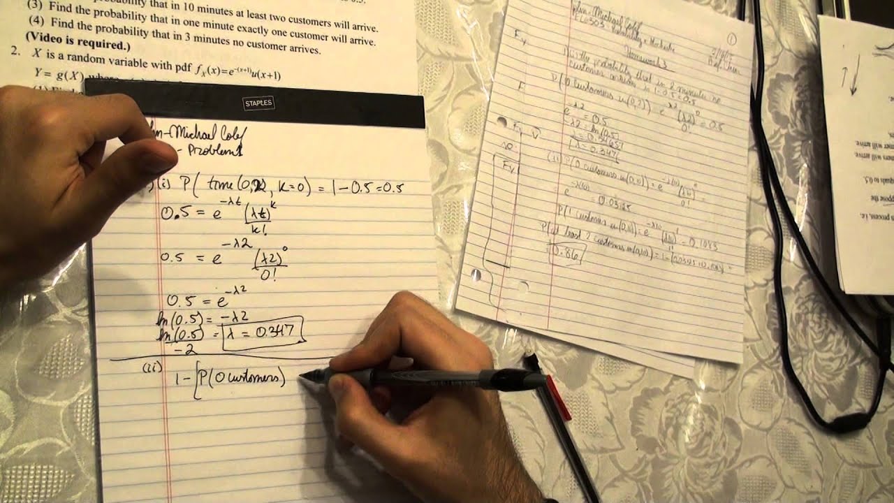 HW 3-Problem 1 Colef probability and stochastic processes