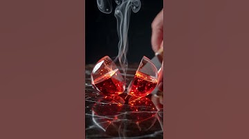 The Secret Lava Crystal Ball That Shatters Perfectly #asmr  #shorts  #lava #crystal  #relaxing