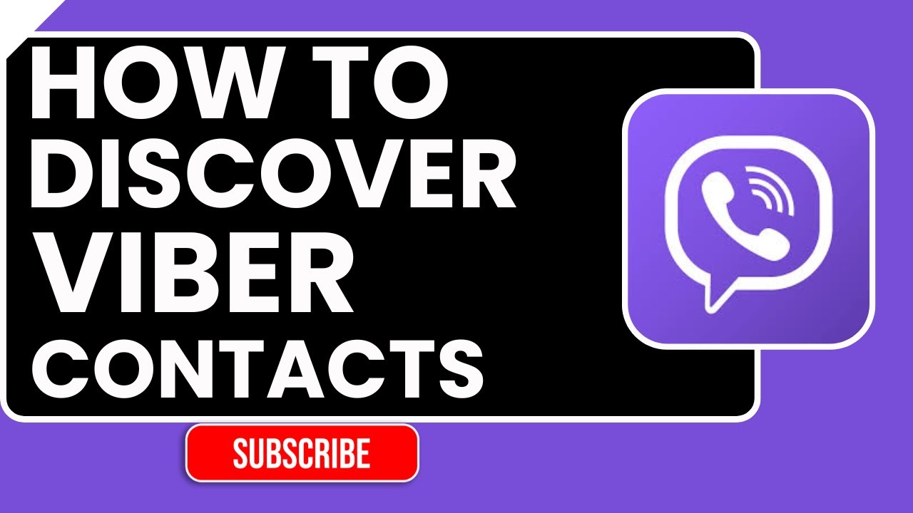 How to Discover Viber Contacts – Find Friends Easily - YouTube