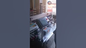 Automatic bottle filling capping labeling machine adjusting testing video