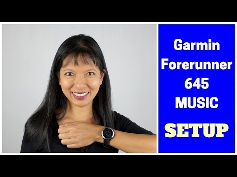 Garmin Forerunner 645 Music Setup