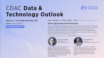 CDAC Data & Technology Outlook - AI for Agriculture & Food Systems