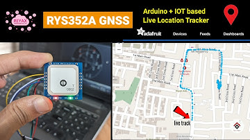Reyax RYS352A GNSS module | Live GPS Location Tracker project using Arduino 📍🌏 | DIY Vehicle Tracker