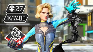INSANE CATALYST 27 KILLS AND 7400 DAMAGE (Apex Legends Gameplay)