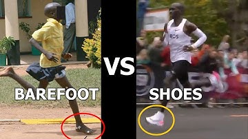 RUNNING BAREFOOT VS. SHOES|| Impact on Performance