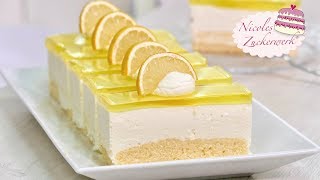 Fruchtige Zitronenschnitte I Zitronentorte Rezept Von Nicoles Zuckerwerk Youtube 
