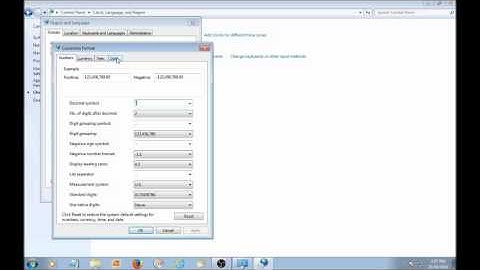 Changing the Regional Date Format